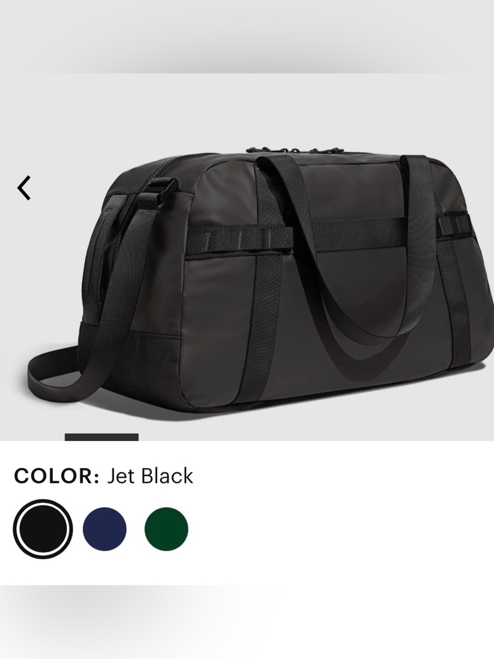 NWT Away FAR Duffle bag, Jet Black